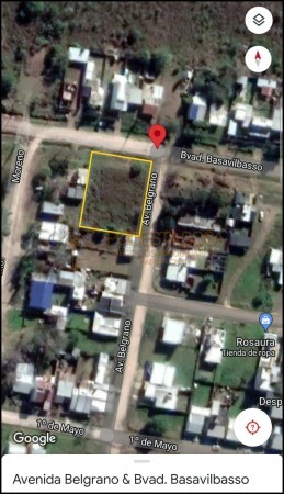 GRAN TERRENO SOBRE ESQUINA EN SAN BENITO 985M2