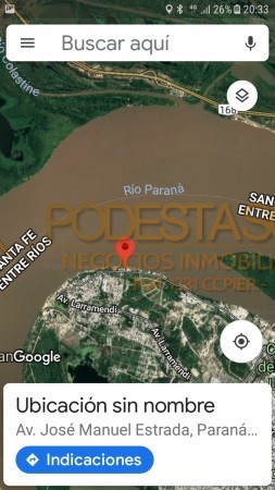 VENDO TERRENO SOBRE LA COSTA (CON SALIDA AL RIO PARANA)