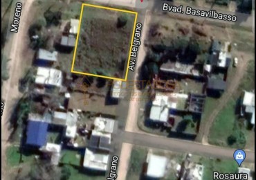 GRAN TERRENO SOBRE ESQUINA EN SAN BENITO 985M2